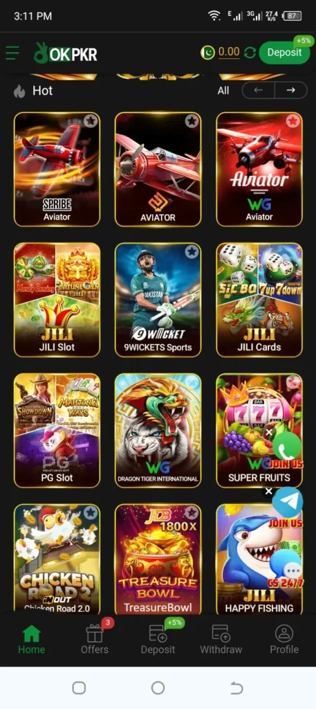 OKPKR Game Download APK 