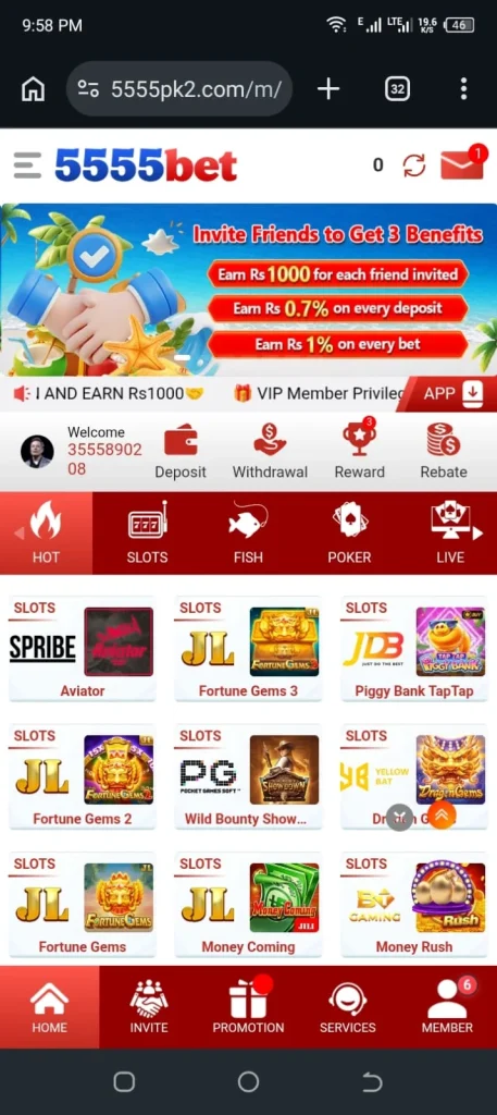 5555bet Game