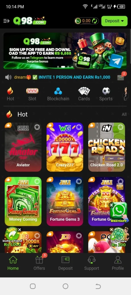 Q98 Game Download APK Pakistan