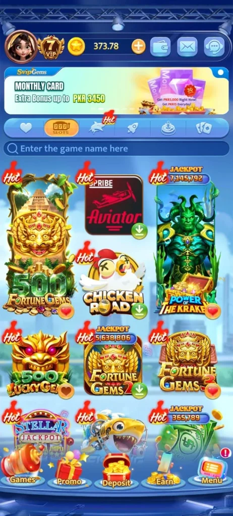 Svip Gems Game
